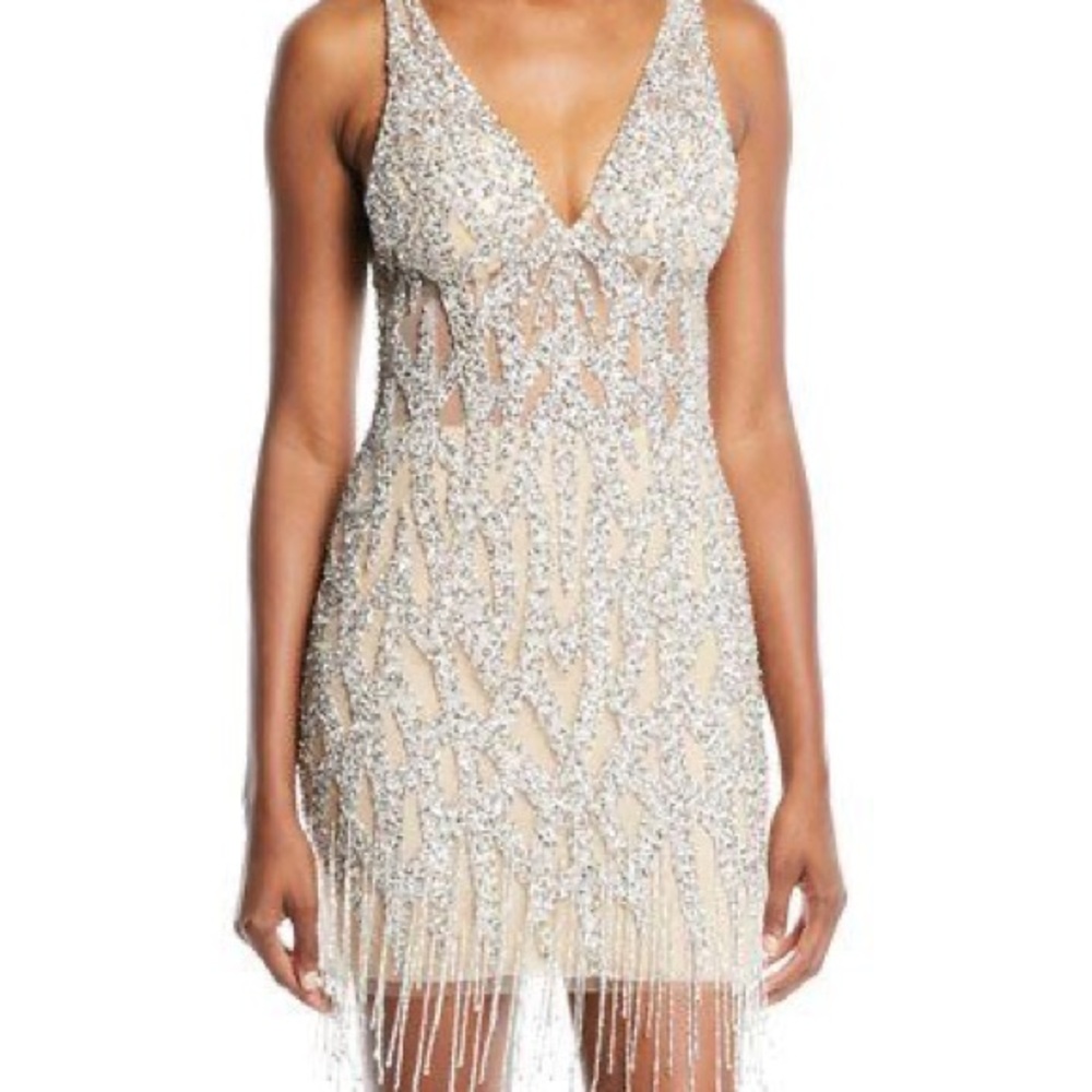 Crystal Beaded Dress, size Small / 2-4